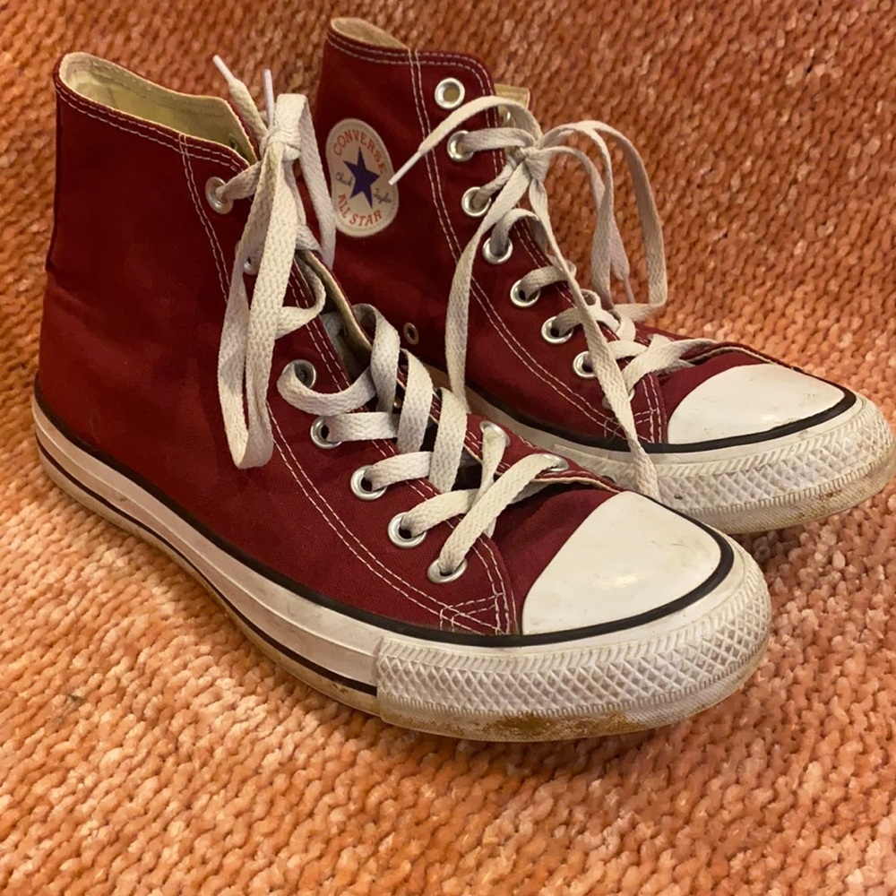 Converse All-Star; Size 9; worn multiple times w/ scuffs; very comfortable